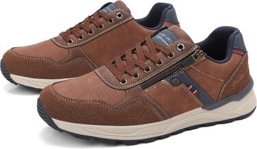 ARRIGO BELLO Кросівки для чоловіків, коричневі, на блискавці, трекінгові, зручні, 41-46 EU