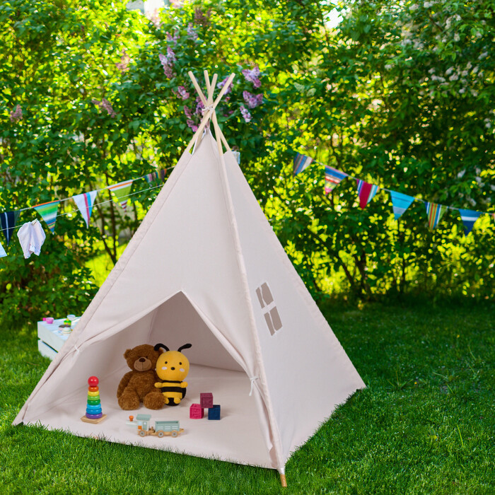 Ігровий намет Relaxdays Teepee з килимком для підлоги