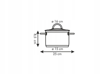 Каструля традиційна Tescoma Vision, 1,5 л