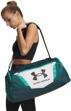 Сумка спортивна Under Armour Unbetreitbar 5.0 Gewitter водонепроникна, біла/зелена/чорна, S