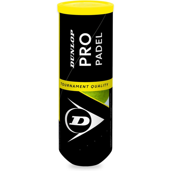 М'ячі для падел-тенісу Dunlop Pro, 4 банки по 3 м'ячі, преміум якість, ідеальні для турнірів та інтенсивних ігор