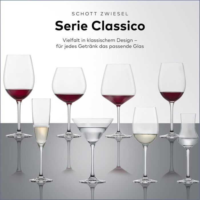 Бокали для Мартіні SCHOTT ZWIESEL Classico, набір 6 шт., кришталь Tritan, Німеччина