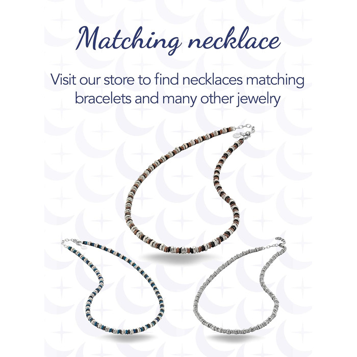 Чоловічий браслет на руці з нержавіючої сталі з шайбами та болтами, регульована довжина 18-21 см з подарунковою коробкою (Коричневий)