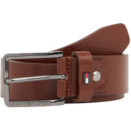 Чоловічий шкіряний ремінь Tommy Hilfiger Oliver Brown (Coffee Bean)