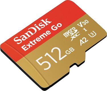 Карта пам'яті SanDisk Extreme microSDXC 128GB з адаптером, швидкість читання до 190МБ/с, клас A2, V30
