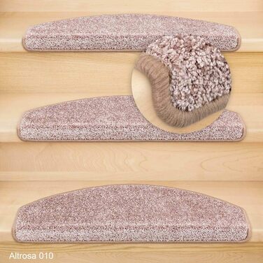 Ступеневі килимки Ventura від Kettelservice-Metzker: 16 шт. (старорожевий, 18 шт.)