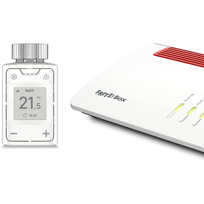FRITZ!DECT 302 - розумний терморегулятор для опалення, сумісний з FRITZ!Box та звичайними термостатичними клапанами