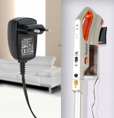 Вертикальний пилосос TurboTronic TT-VS280 з LED-електрощіткою, чорний
