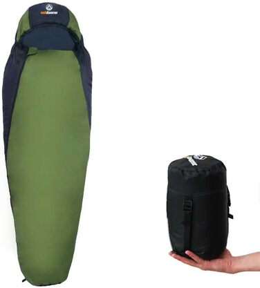 Спальний мішок для трекінгу Trek Night від outdoorer - легкий, теплий, компактний