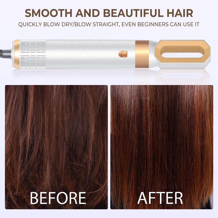 Набір для укладки волосся 6 в 1 Magic Styler, 1000W: фен, круглі щітки, плойка, щітка для об'єму, сушка, укладка, створення локонів