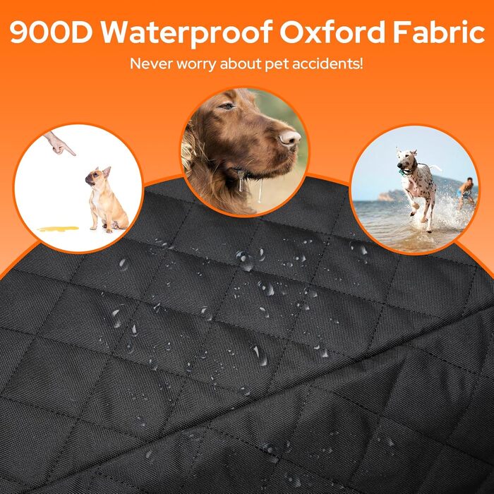 Водонепроникний килимок для собак у багажник авто, універсальний, з металевим кліпом