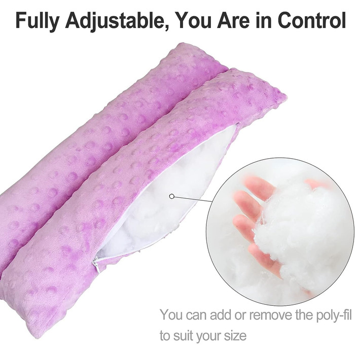 Hysterectomy Pillow, Abdominal Pillow, Post-Surgery, with Pocket, Comfort for Ice/Heat Packs, Tummy Tuck, Abdominal Incision, Recovery, Seatbelt, Gifts, Women, Patients (Lavender)
