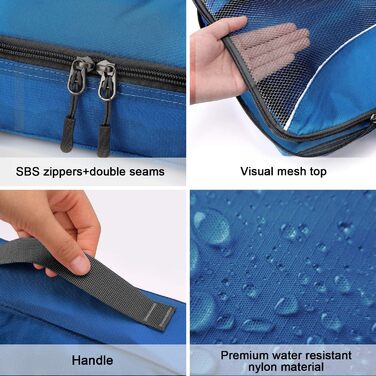 Органайзери для валізи G4Free - Набір для подорожей (3/6/7 шт.)