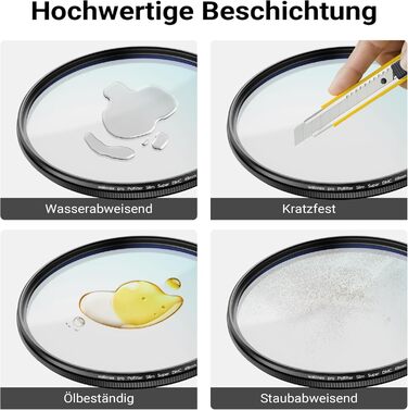 Поляризаційний фільтр Walimex Pro Zirkular Slim (52mm, Super DMC Slim) з захисним чохлом