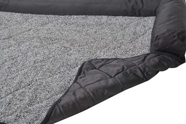 Крісло-ліжко для собак Raikou: зручне та захисне, 70x90 см, сірий меланж