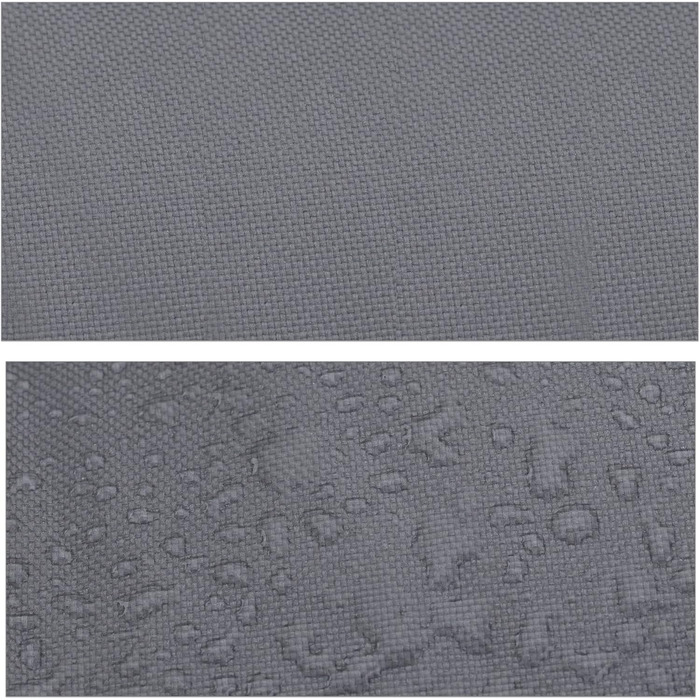 Крісло-ліжко для собак Relaxdays, 110 x 90 см, м'яке ліжко для великих собак, вологостійке, миється, сіре