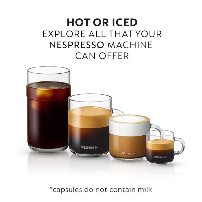 Капсули Nespresso VertuoLine Odacio, інтенсивна обсмажка, 30 шт., 226 мл