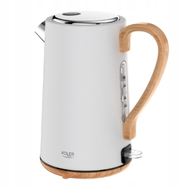 Електричний чайник ADLER AD1352, 2200 Вт, 1,7 л, білий