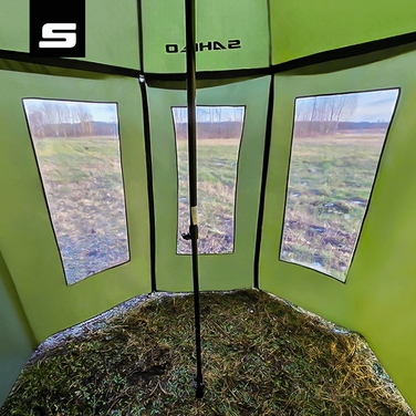 Рибальська парасолька Sahido Fishing Full Shield, 230 см, водонепроникна, з регулюванням