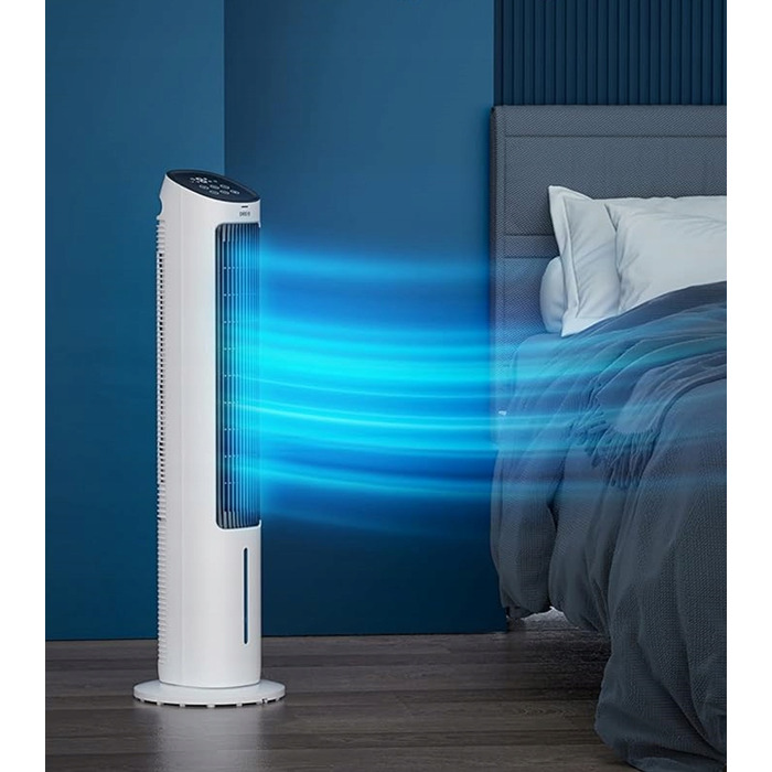 Колонний вентилятор Zilan TOWER FAN COOLER, білий