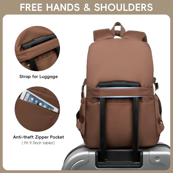 Шкільний рюкзак для дівчинки-підлітка, 2025, для старшої школи, гімназії, водонепроникний, для ноутбука 15.6