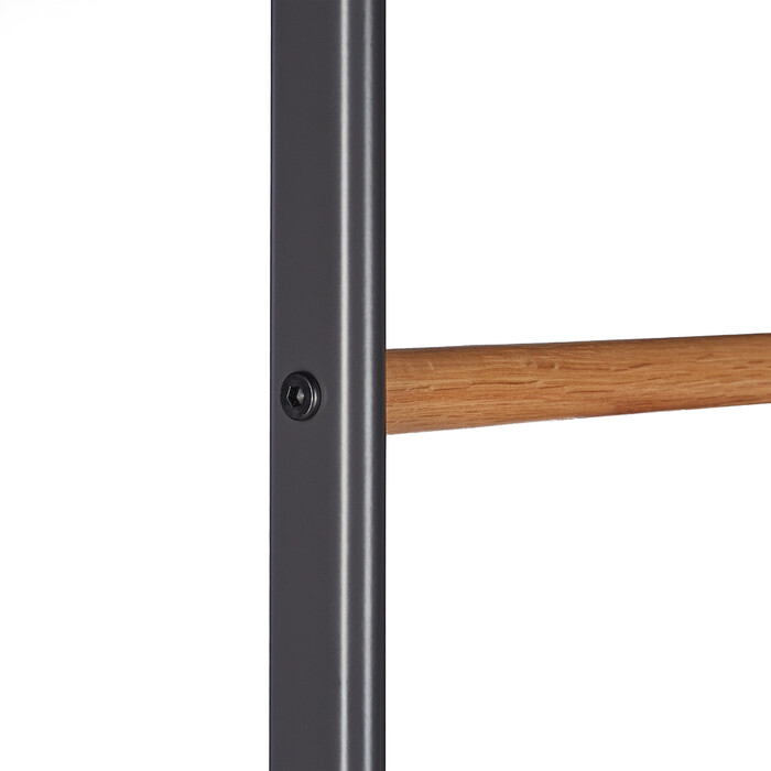 Relaxdays Towel Rail Wood & Metal