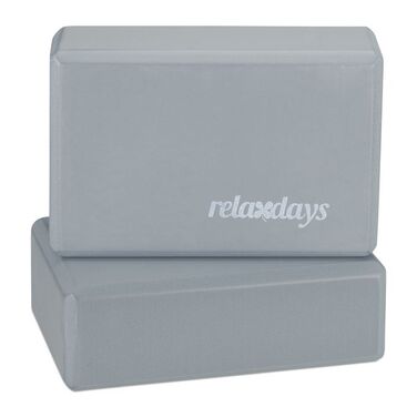 Relaxdays Yoga Block Set of 2