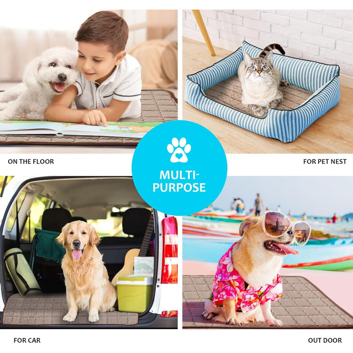 Кühlmatte für Hunde NIBESSER - Охолоджуючий килимок для собак NIBESSER, 40x30 см, коричневий