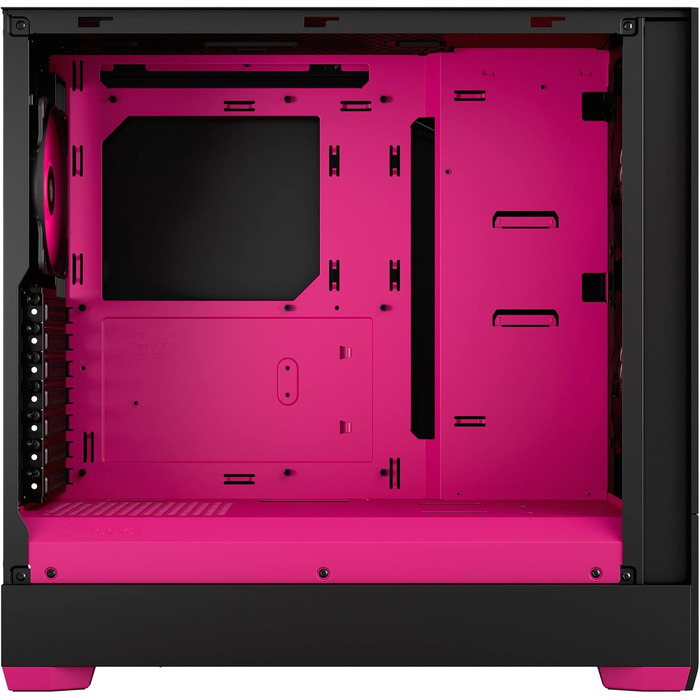Корпус для ПК Fractal Design Pop Air RGB Magenta Core з темперованим склом, сітчаста передня панель, три RGB вентилятори 120 мм, ATX, Magenta Core