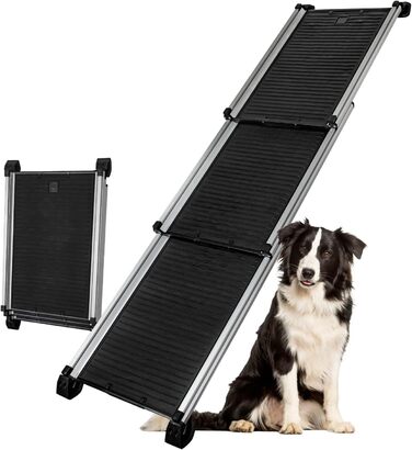 Рампа для собак у автомобіль Teleskop, висувна, алюміній, до 90 кг, протиковзка, для SUV