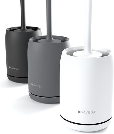 Силіконова щітка для унітазу на стіну - без свердління - комплект для ванної кімнати