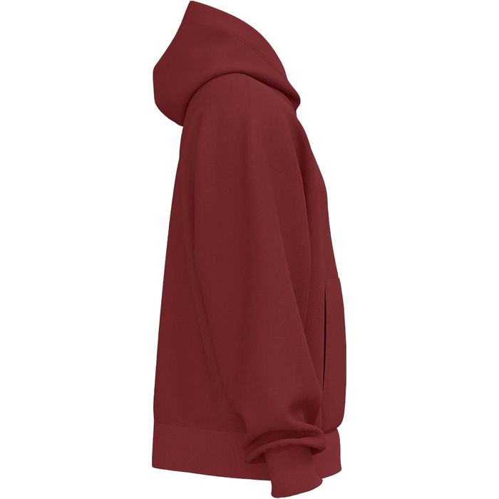 Худі JAKO Wardrobe унісекс червоне, 100% щільна бавовна (400 г/м²), ретро-стиль, розмір XS