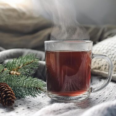 Набір склянок для лате макіато Krosno Glasmark 4 шт., 200 мл (кавові, для чаю, десертних, води, глінтвейну, айс-кафе)