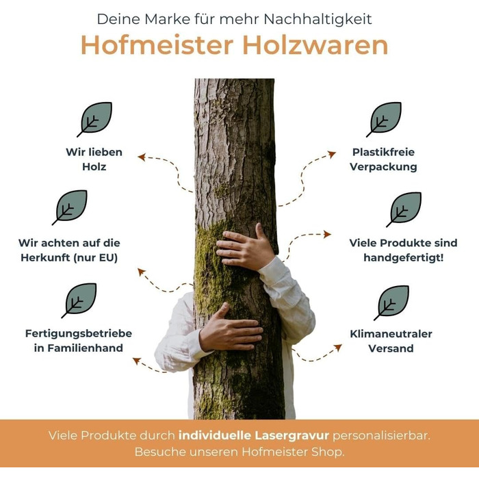 Набір дощок для нарізання з оливкового дерева HOFMEISTER, 2 шт, натуральна форма, 50×17-22,5×1,5 см, міцна сервувальна дошка