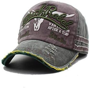 Кепка бейсболка унісекс, регульована, ретро стиль, зелена