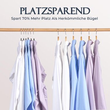 Плечики для одягу з оксамиту, 20 шт. - Плечики для економії місця, нековзні, міцні, 360° обертання - для сорочок, костюмів, светрів, штанів, 20 шт. (Чорний, 50 шт.)
