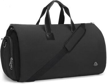 Чохол для одягу BUG Garment Bags: трансформується в дуфіль-сумку, з відділенням для взуття, для подорожей, 2 в 1, великий, чорний