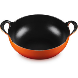 Чавунна балтійська каструля Le Creuset 24 см, 2,7 л, червона, для індукції та духовки