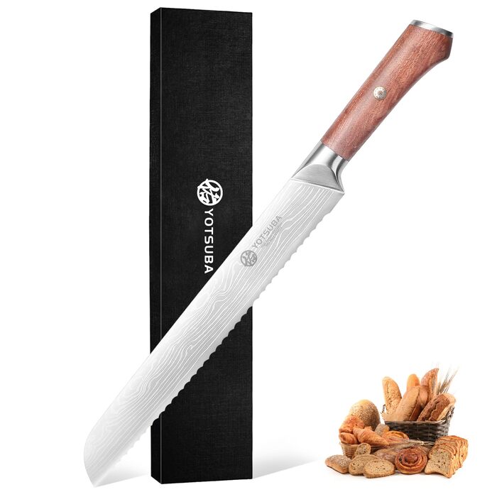 Ніж кухарський YOTSUBA Damastmesser, 20 см, сталь, професійний, універсальний, ергономічна ручка