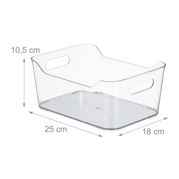 Relaxdays Refrigerator Organizer with Handles