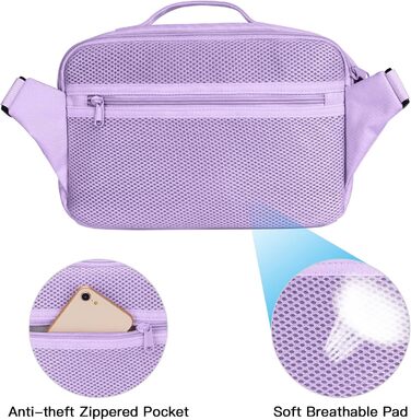 Сумка для камери MOSISO на плече, Crossbody Sling, з дощовиком. Підходить для Canon, Nikon, Sony (фіолетова)