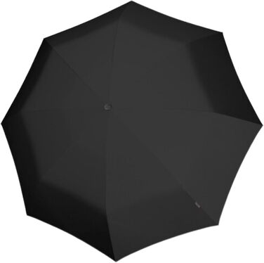 Knirps T.760 Stick Automatic Umbrella with Curved Handle – Windproof Travel Stick Umbrella with Automatic Open Button – Umbrella for Adults – 105 cm Diameter Stick Umbrella Black