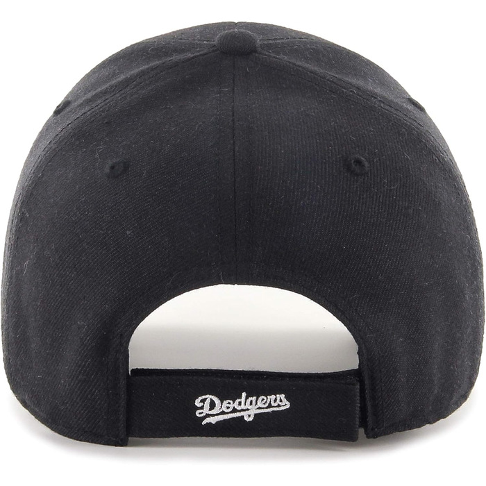 Кепка бейсболка Los Angeles Dodgers #35225, регульована, на липучці, вигнутий козирок, офіційна