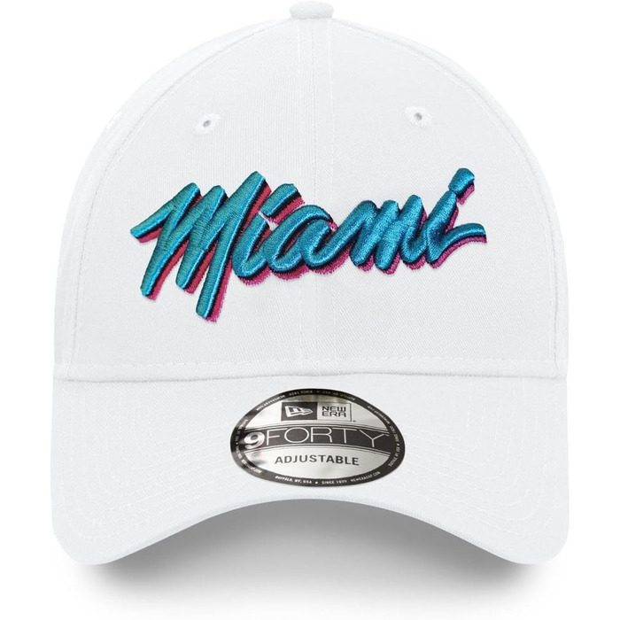 Кепка New Era Miami Heat NBA, регульована, бейсболка Snapback Trucker 9Forty, універсальний розмір