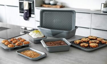 Форма для випікання хліба MasterClass Smart Ceramic, антипригарне покриття, карбоновий метал, 900 г, 23x15 см, для хліба