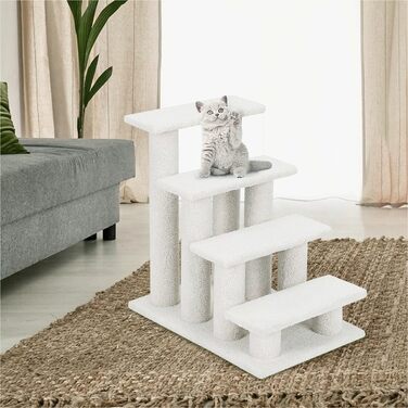 Сходи для котів SOARS, 4-ступеневі, до 25 кг, для собак, котячий комплекс, 61 x 41 x 60 см