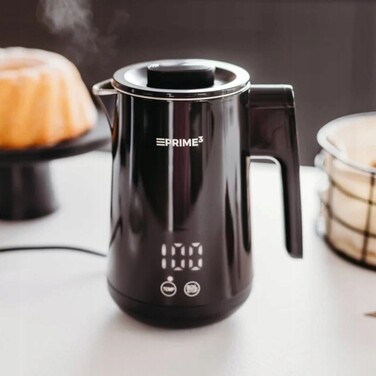 Електричний чайник PRIME3 SEK31, 800 Вт, 0,8 л, чорний