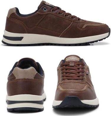 ARRIGO BELLO Кросівки чоловічі: спортивні, для прогулянок, робочі, Outdoor, легкі, розмір 41-46 (D Коричневий, 42 EU)