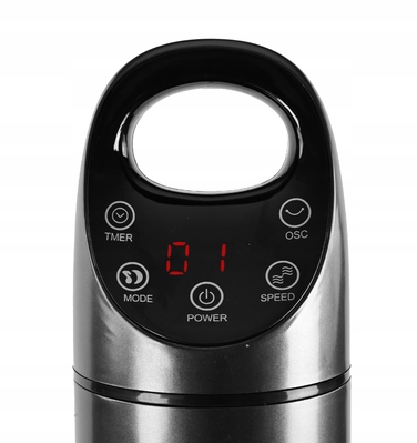 Колонний вентилятор Powermat SATIN TOWER-80, сріблястий/сірий