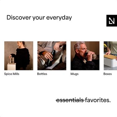 Термокружка для кави та чаю Lars Nysøm 380 мл | Зі сталі, з ізоляцією, не протікає | Ідеально для подорожей